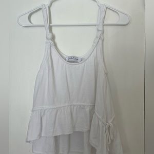 Petal & Pup White Tank